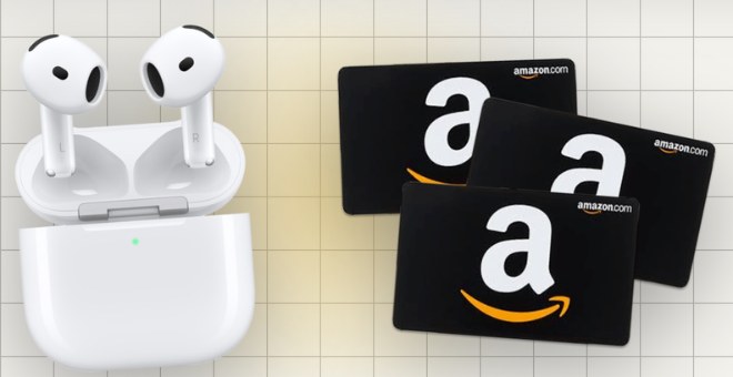 AirPods 4 and Amazon gift cards